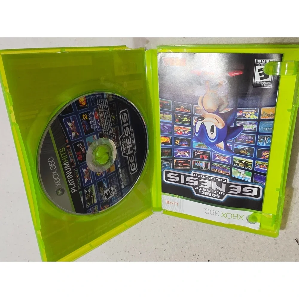 Sonics Ultimate Sega Genesis Collection Xbox 360 Platinum Hits Sega Video Game